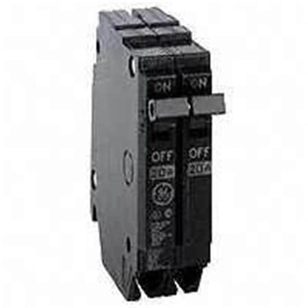 Ge Electric Circuit Breaker, THQP Series, 30A, 2 Pole, 120/240V AC, 10kA at 120/240V AC 6122410